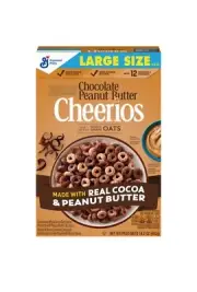 Brand New Large Size CHEERIOS Chocolate Peanut Butter Cocoa Cereal 13.5oz