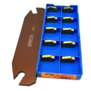 SPB26-3 CNC Lathe Turning Tool Holder SPB326 + 10Pcs SP300 NC3020 cutter inserts
