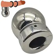 RTNPKLA 2 in 1 extra thick heavy testicle stretcher testicle ring testicle ball silicone penis ring set in 6 sizes for couples men(S)