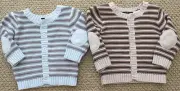 Wendy Bellissimo 3 M Cardigan Sweater Jacket L/S Options Blue Brown NWT