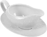 PHENOFICE Milk Cup Juice Bucket Nut Cup Sugar Bowl Saucer Spoon Thermal Food Grade Gravy Ladle Sauce Pitcher Spout Dishes Syrup Ensemble Casserole Food Storage Containers Jugs Ceramics White