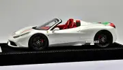 1/18 HH Models Ferrari 458 Speciale Aperta Pearl White / Autoart MR BBR Amalgam