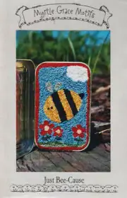 Just Bee-Cause by Myrtle Grace Motifs Punch Needle pattern