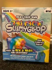 DIY Make Your Own Rainbow Slimy Gloop Slime Kids Craft Kit Toy Goop Maker NEW