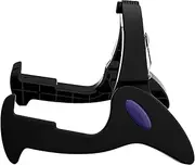 A Frame Folding Guitar Stand with Movable Arms and Nonslip Rubber Feet Adjustable Guitar Holder for Home Studios Live Performances Musicians