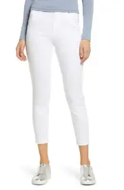 Hue Ultra Ultrasoft High Rise Denim Skimmer Leggings in White at Nordstrom, Size Small