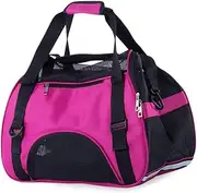 SEWOART Portable Pet Outing Bag for Dogs Cat Carrier Bag Mesh Windows Soft-Sided Dog Carrier for Travel Safety Zippers Comfortable Padded Straps Size s