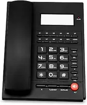 BCOATH Corded Office Telephone with Clear Display and Volume Reliable Landline Phone for Home and Hotel Use with Id Display and Multiple Ringtone Options