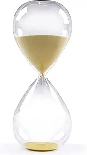Hourglass Sand Timers, Colorful and Fashion, Biloba Sand Timer Inspired Glass 3mins / 5mins / 15mins / 30mins / 45mins / 60mins for Home, Office Desk Decor