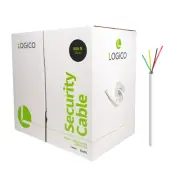Security Burglar Alarm 18/4 Control Cable 500FT Stranded White 500' Speaker Wire