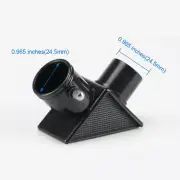 0.965" 90° Erecting Prism Astronomical Telescope Eyepiece Zenith Diagonal Mirror