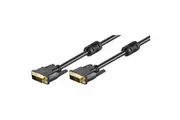 Goobay DVI-D Full HD Male Cable Dual Link Gold-Plated For PC Projector 15m