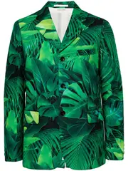 [COMME des GARCONS HOMME PLUS] Leaf Pattern Jacket