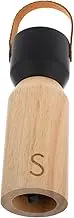 SECFOU Manual Wooden Pepper Grinder for Kitchen Versatile Spice Grinder for Black Pepper Sea Salt Easy Disassembly for Cleaning for Home BBQ Travel