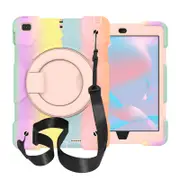 iPad Case For iPad 9.7/Air 2 with 360��Swivel Stand-Colorful Rose Gold