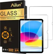 Ailun 2 Pack Screen Protector for iPad 10th Generation 10.9 Inch Display 2022 Te