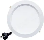 30W & 40W Dual Wattage Dimmable Tri Color LED Downlight Kit | 200-220mm Cutout | 3A Lighting