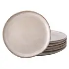 AmorArc Ceramic Dinner Plates Set of 6, 10.5 Inch Handmade Reactive Glaze Sto...