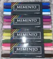 Set of 4 Memento Dual Tip Marker Packs (4 in each pack)
