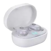 Y16 TWS Digital Display Touch bluetooth 5.0 Mini Sports Earbuds Earphone Wireless Stereo Headset WHITE COLOR