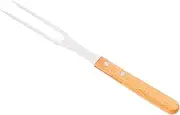 DONFAMDS Stainless Steel Meat Fork with Thick Handle for Barbecue Grilling Multi-Purpose BBQ Utensil for Beef Lamb and Other Foods High-Temperature Resistant Cooking Tool