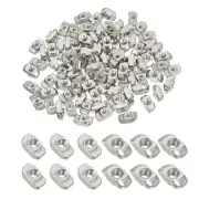 100pcs 3030 Series M3 T Nuts T Slot Nut Hammer Head Fastener Nut Silver