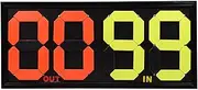 Oshhni 4 Digit Football Substitution Card, Referee Scoreboard Soccer Substitution Board Indoor Game Card