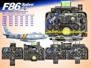 F86 SABRE COCKPIT instrument panel CDkit