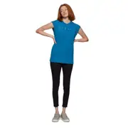 Replay Womens Graphic Tee Organic Cotton Logo T-Shirt Blue