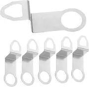 HANABASS 6pcs Wall Clock Back Hook Metal Replacement Bracket for Quartz Clocks Easy Install Metal Hooks Home Office Decor
