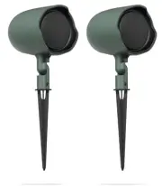 JBL Professional GSF3GN Ground-Stake Outdoor Landscape Speaker, 3" Coax, Green,