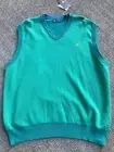 Jack Nicklaus Golf Pullover V Neck Sweater Vest Bear Embroidered Size X-LARGE