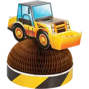Big Dig Construction Honeycomb Centrepiece