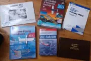 Private Pilot Starter Kit. Headset, Logbook, Far/aim, Poster, Test Books...