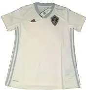 adidas Colorado Rapids MLS Women's Away Soccer Jersey, White/Onix