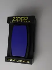 ZIPPO LIGHTER CO MONEY CLIP POCKET KNIFE FILE PURPLE MULTI TOOL NEW OLD STOCK