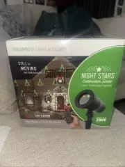 Night Stars Celebration Series Laser Landscape Lighting Red Green 5 Patterns New