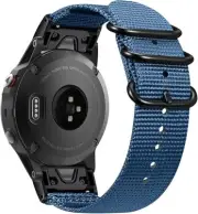 Watch Band For Garmin Fenix 7/Fenix 6/Fenix 5 Woven Nylon Quickfit Sport Strap