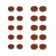 10 Pieces Alto Saxophone Sax Pads for Wind Instrument Parts