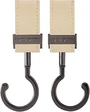 e.x.p.Japon Sbgh23bk PP Baggy Single Hook BK Synthetic Leather Latte Beige 360 Degree Rotation Baggy Hook Single Stroller Luggage Hook Load Capacity Approx. 132.3 lbs (60 kg) Stroller Hook Pack of 2