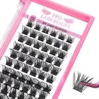 Lash Clusters, 72 Pcs Individual Lashes, Cluster DIY Lash Extension, Volume Eyel