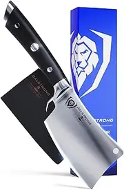 DALSTRONG Cleaver Knife - 4.5" - Gladiator Series Elite - Heavy Duty - Razor Sharp - Forged High Carbon German Steel - Sheath Included - NSF Certified