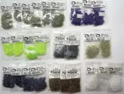 HARELINE UV MICRO CHENILLE / 27 PACK GUIDE LOT STREAMERS FLY TYING FLY FISHING