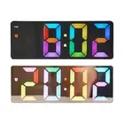 Contemporary RGB Color LED Digital Alarm Clock for Bedroom for Heavy Sleepers