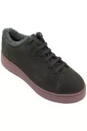 Camper Leather Lace-Up Sneakers Runner K21 Gray/Purple