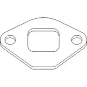 732814M1 Exhaust Manifold Gasket Fits Massey Ferguson 65, 165, 302, 304