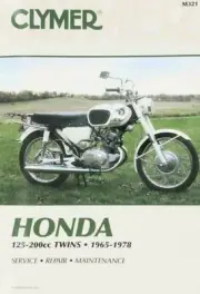 Honda CD125 CA160 CB160 CL160 CA175 CD175 Clymer Repair Service Shop Manual M321