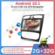 9'' Android 10.1 2GB 32GB Car Stereo Radio GPS For MERCEDES BENZ C-Class W203