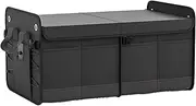 Car Storage Box - Car Storage Box with Lid | Trunk Organizer | Trunk Organizer for | Storage Organizer with 60l Large Capacity | Expandable Large Organizer | Organizer