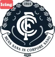 Carlton AFL Logo Edible ICING Cake Topper Image Party MULTIPLE SIZES (a